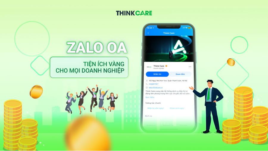 ZALO OA - TIỆN ÍCH VÀNG CHO MỌI DOANH NGHIỆP 